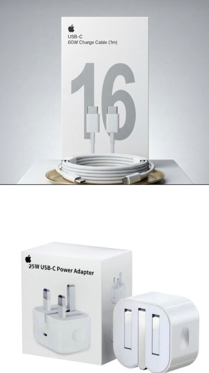 2 in 1 deal(Apple charger set)